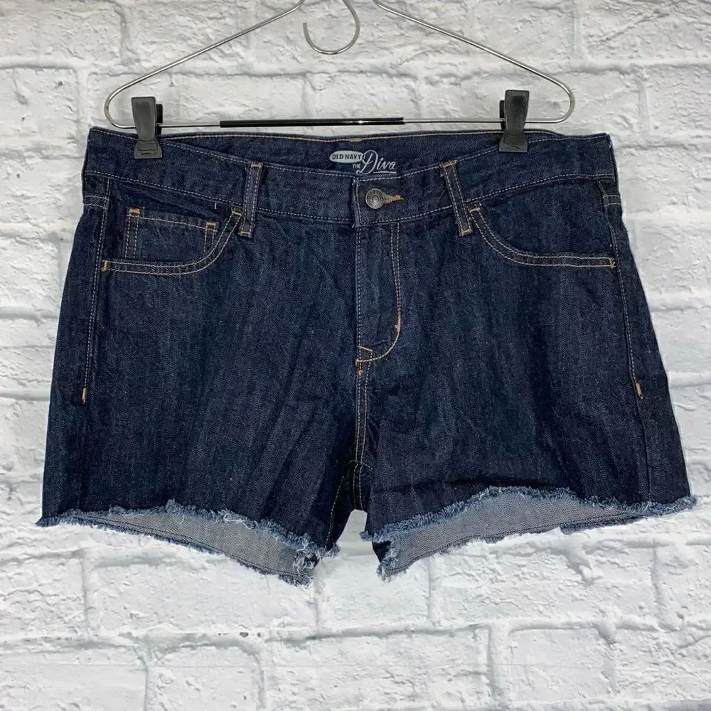 Old navy the diva 100% cotton short jean shorts sz 12 women